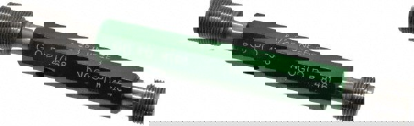 Plug Thread Gage: 1/2-28 Thread, 2B Class, Double End, Go & No Go